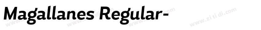 Magallanes Regular字体转换